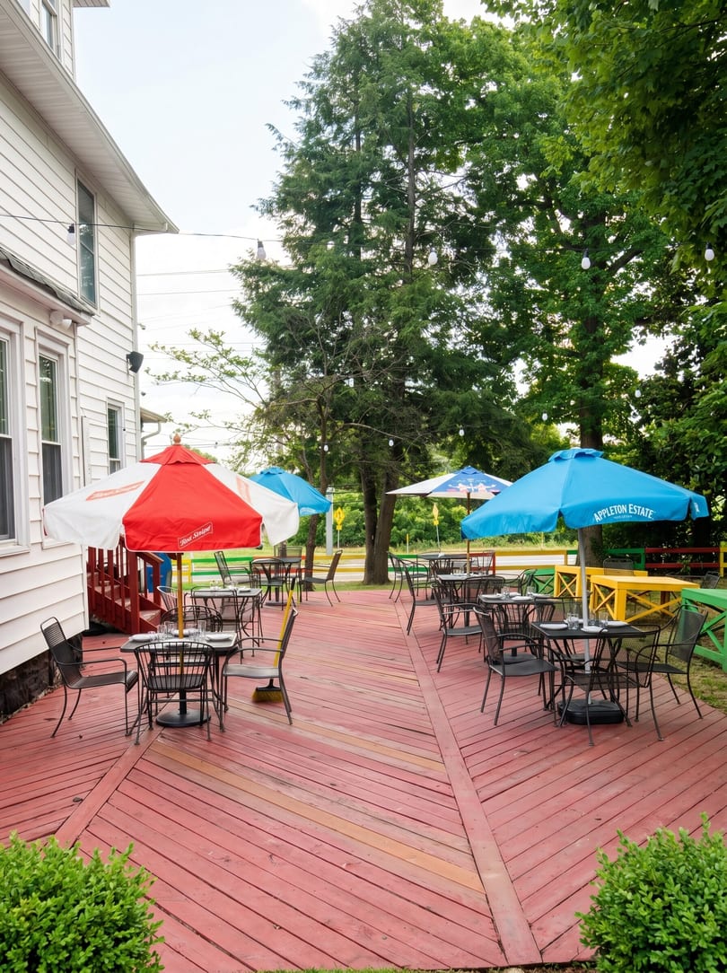 Patio seating area