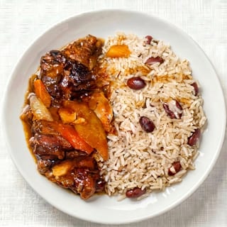 Large Brown Stew Chicken