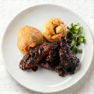 Medium Wings Meal (Jerk, BBQ)